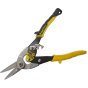 Yellow Aviation Snip Straight Cut 250mm by Stanley - 2-14-563
