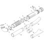 Tube Assembly for Stihl BR800 Blower
