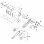 Cast Arm, Guard Assembly for Stihl TSA 350 Disc Cutter