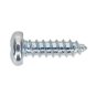 Self Tapping Screw 3.5 x 13mm Pan Head Pozi Zinc DIN 7981CZ Pack of 100 Sealey Part No. STPP3513