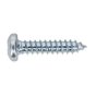 Self Tapping Screw 4.2 x 19mm Pan Head Pozi Zinc DIN 7981CZ Pack of 100 Sealey Part No. STPP4219