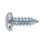 Self Tapping Screw 4.8 x 13mm Pan Head Pozi Zinc DIN 7981CZ Pack of 100 Sealey Part No. STPP4813