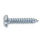 Self Tapping Screw 5.5 x 38mm Pan Head Pozi Zinc DIN 7981CZ Pack of 100 Sealey Part No. STPP5538