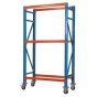Two Level Mobile Tyre Rack 200kg Capacity Per Level Sealey Part No. STR007