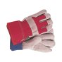 Navy/Red Work Gloves