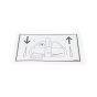Mbr Forward/Reverse Decal (75mm) for Terex MBR71 HD Rollers - T163205