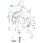 Crankcase for Husqvarna T535i XP