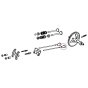 Cam Follower (Tappet) for Honda GX200 - 14731 ZL0 000