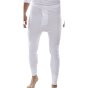 Thermal Long John Trousers Soft Poly/viscose Fibre Base Layer White MED