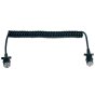 24S Heavy Duty 3.5m Spiral Connecting Lead 2 x Moulded Plugs