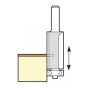 C115 x 1/4 TCT 90ᄚ Bearing Guided Trimmer Cutter 9.5 x 12.7mm by Trend - C115X1/4TC