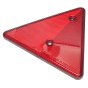 Red Triangle Reflector 140mm for Tractors and Site Equipment