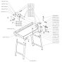 Frame Assembly for Husqvarna TS 300 E