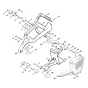 Stihl TS50 Shroud Handle Frame
