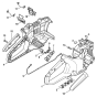 Stihl TSA230 Handle Housing