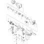 Makita TW0350 Main Assembly