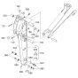Dipper Arm Assembly for Kubota