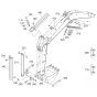 Cylinder Cover for Kubota U48-5