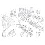 Rotary Hammer Assembly for Bosch