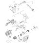 Makita UR014G Trimmer Assembly