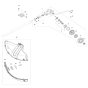Shield Assembly for Makita UR101C