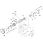 Fuel Camshaft Assembly for Kubota V2403-M-DI-E3B Engine
