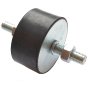 Rubber Mount Male/Male 71.5x32.5mm M12 Thread