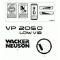 Wacker VP2050 Decals