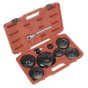 Oil Filter Cap Wrench Set 9pc - Commercials Sealey Part No. VS7007