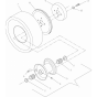 Traction Wheels for Husqvarna W4814A