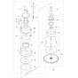 Motor Assembly for Husqvarna W 70
