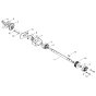 Shaft Assembly for Wacker BFS 735