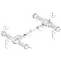 Axle Assembly for Wacker DW40