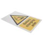 'Battery Charge Area' 3mm Foamex Safety Sign 240mm x 360mm