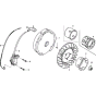 Flywheel Assembly for Honda WB20XT