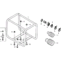 Frame Assembly for Honda WB20XT