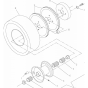 Traction Wheel for Husqvarna