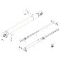 Dipper Arm Cylinder Assembly