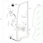 Door Assembly for Wacker 9503