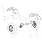 Axle, Wheel Assembly