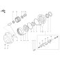 Rear Wheel Hub for Wacker TH740