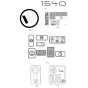 Decals for Wacker WP1540Ww