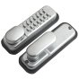 P-DL02-SC Push Button Door Lock Chrome Finish Hold Open Function by Yale Locks - P-DL02-SC