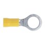 Easy-Entry Ring Terminal Dia.10.5mm (3/8") Yellow Pack of 100 Sealey Part No. YT16