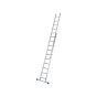 Double Extension Ladder with Stabiliser Bar 2-Part D-Rungs 2 x 12 Ext 6.05m