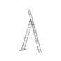 D-Rung Combination Ladder 3-Part 3 x 10 Rungs