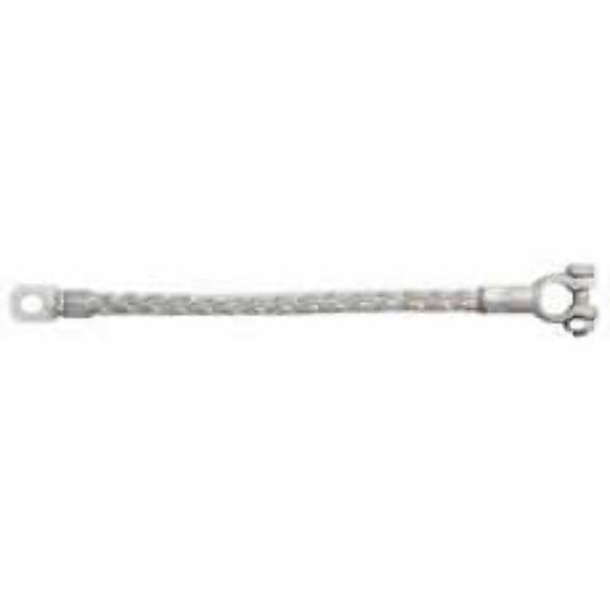 Universal 300mm H/Duty Tinned Copper Earth Strap - 16/32/0.30mm 260A - Each - 5-232-12