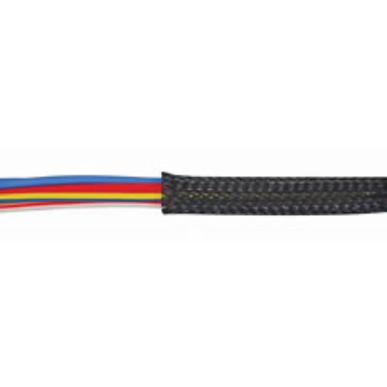 Black Expandable Braid Sleeving - 38.0mm x 10m - 0-325-38