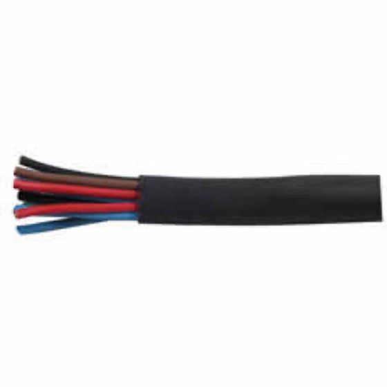 Black PVC Sleeving for Electrical Harnesses - 6.0mm x 25m - 0-332-06