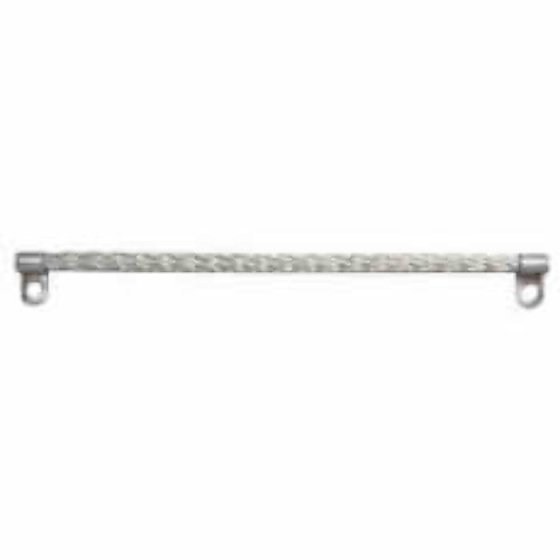 450mm Round H/Duty Tinned Copper Bonding Strap - 16/32/0.30mm 260A - Each - 5-393-18